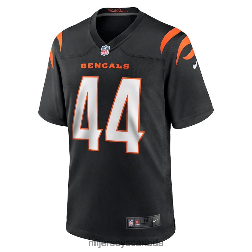 Men Cincinnati Bengals Clay Johnston Nike Black Game Jersey Clothing NFL TBXFR64809