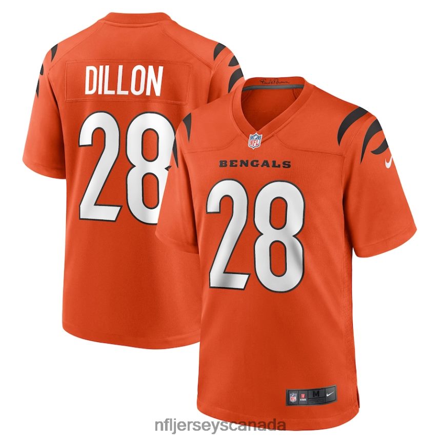Men Cincinnati Bengals Corey Dillon Nike Orange Retired Player Alternate Game Jersey Clothing NFL TBXFR63597