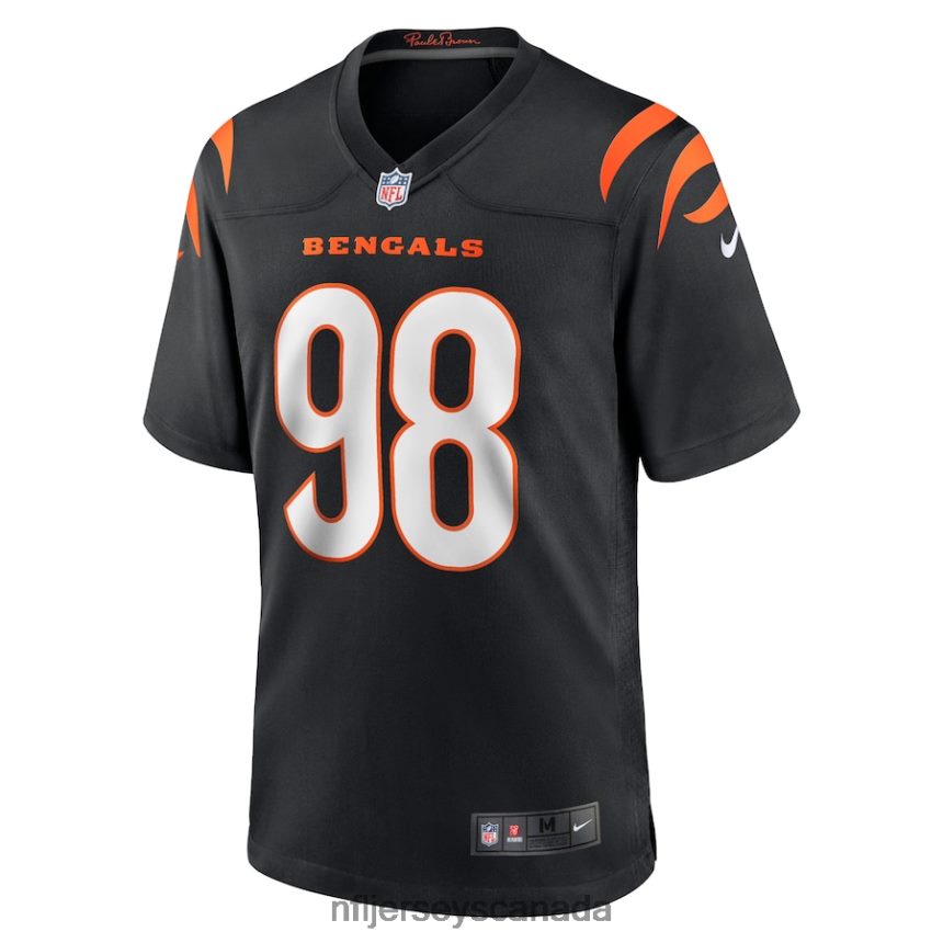 Men Cincinnati Bengals DJ Reader Nike Black Game Jersey Clothing NFL TBXFR6791