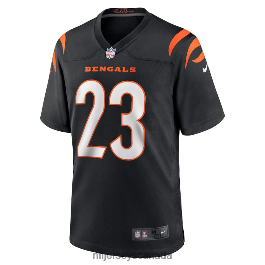 Men Cincinnati Bengals Daxton Hill Nike Black Player Game Jersey Clothing NFL TBXFR61195