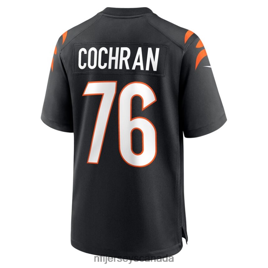 Men Cincinnati Bengals Devin Cochran Nike Black Game Player Jersey Clothing NFL TBXFR66151