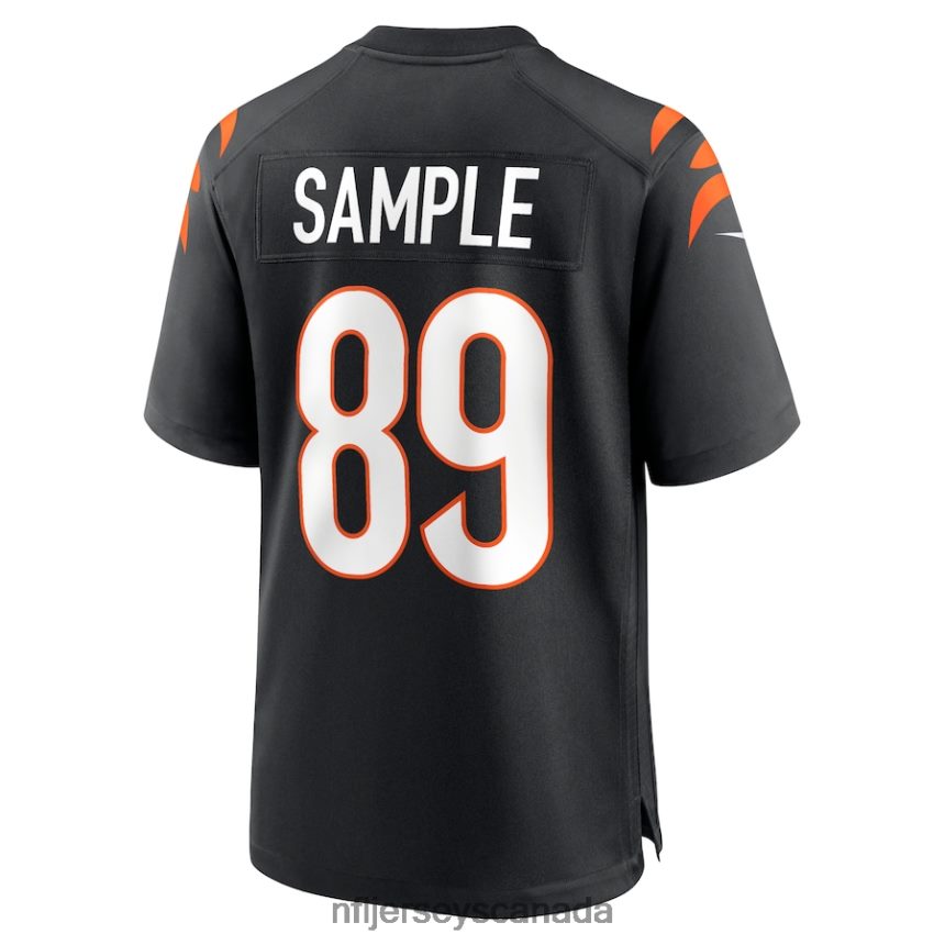 Men Cincinnati Bengals Drew Sample Nike Black Game Jersey Clothing NFL TBXFR63413