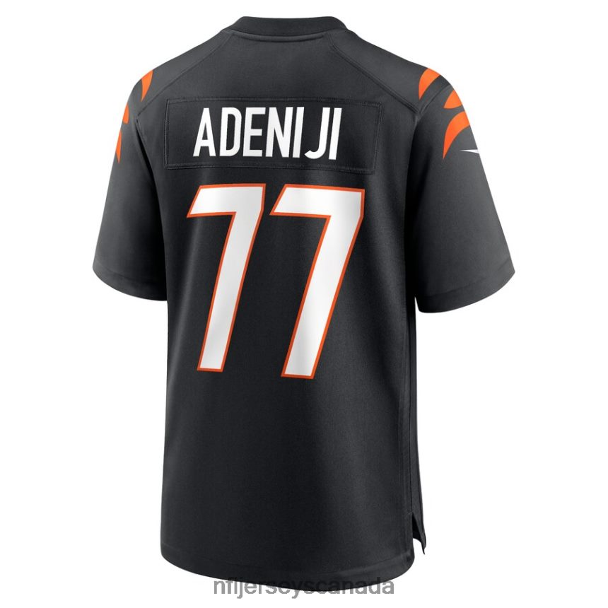 Men Cincinnati Bengals Hakeem Adeniji Nike Black Game Jersey Clothing NFL TBXFR63862