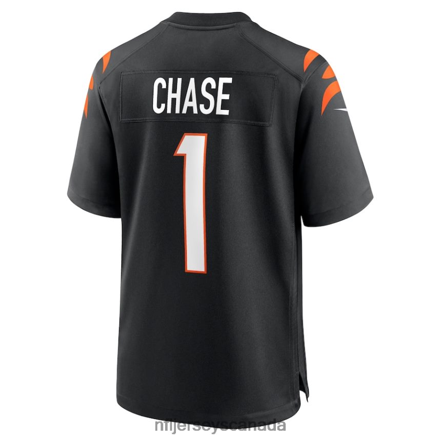 Men Cincinnati Bengals Ja\Marr Chase Nike Black Game Jersey Clothing NFL TBXFR688