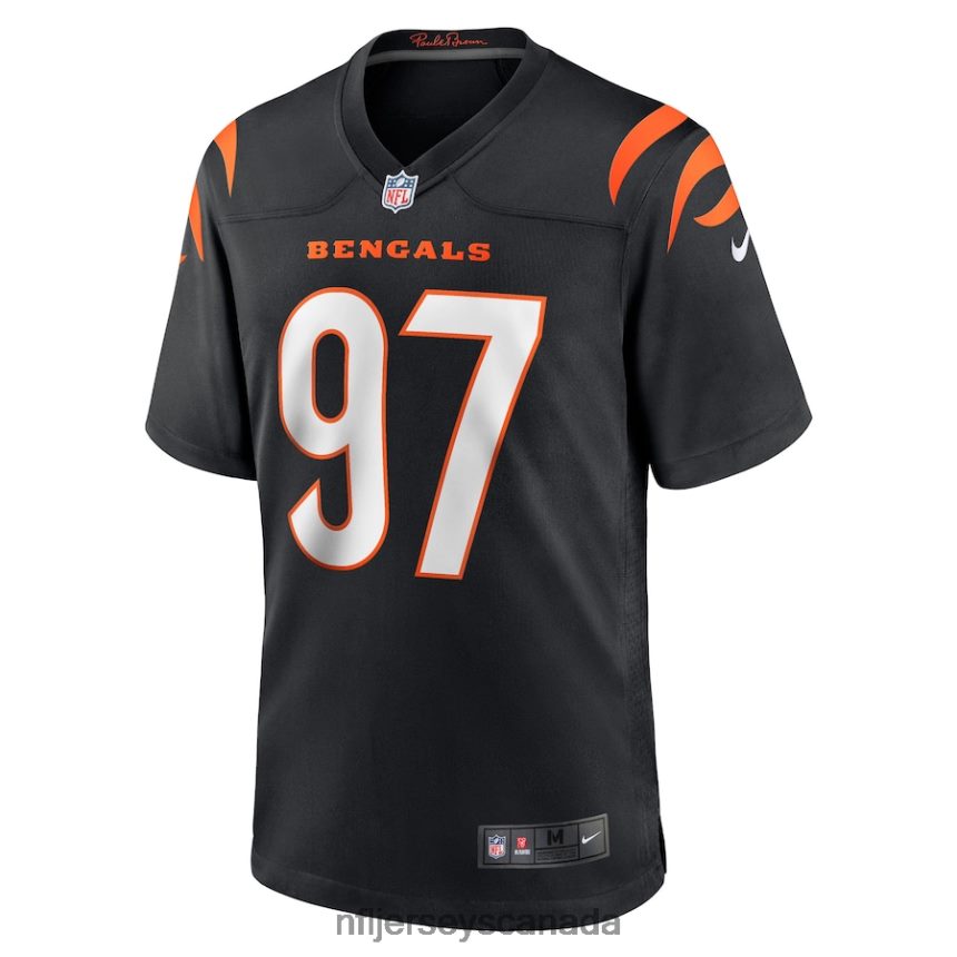 Men Cincinnati Bengals Jay Tufele Nike Black Game Player Jersey Clothing NFL TBXFR63370