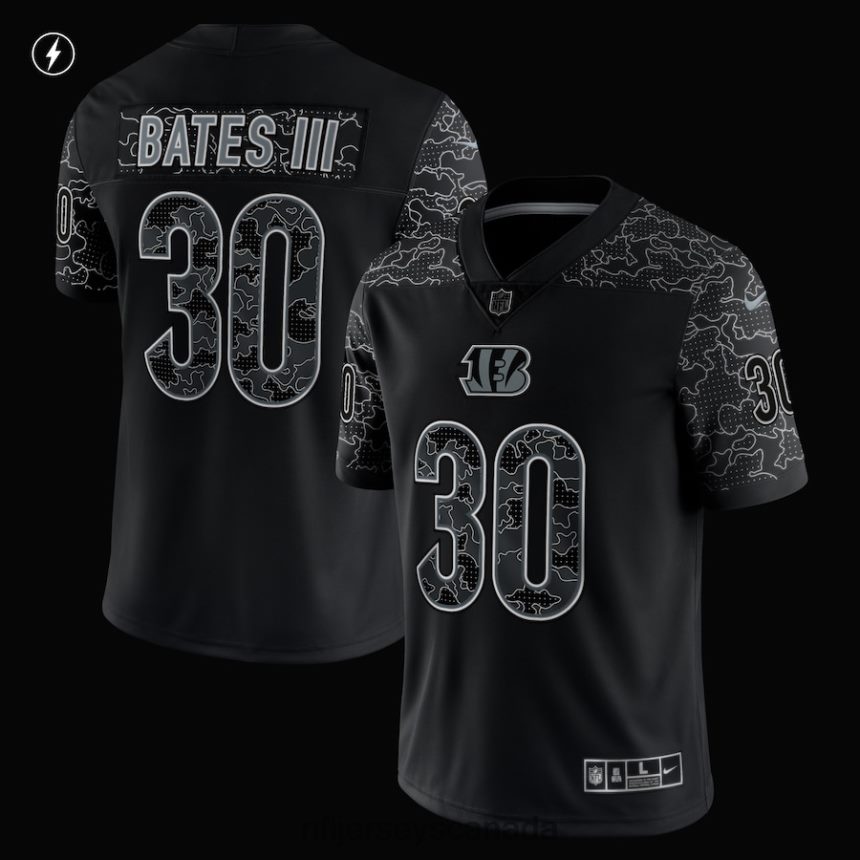 Men Cincinnati Bengals Jessie Bates III Nike Black RFLCTV Limited Jersey Clothing NFL TBXFR61761