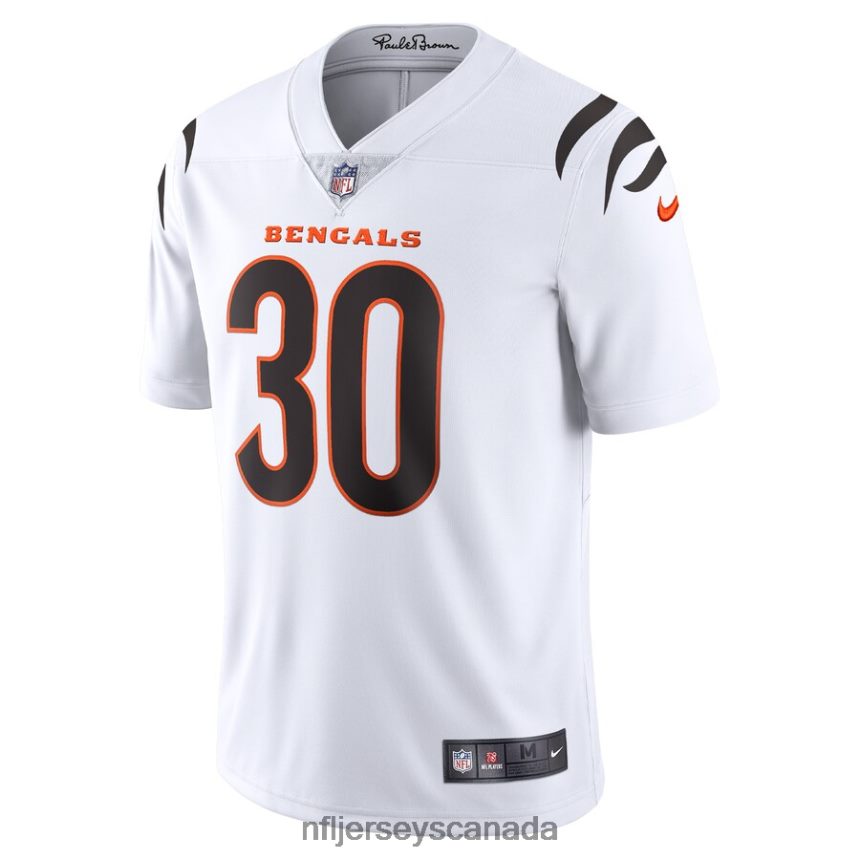 Men Cincinnati Bengals Jessie Bates III Nike White Vapor Limited Jersey Clothing NFL TBXFR6873