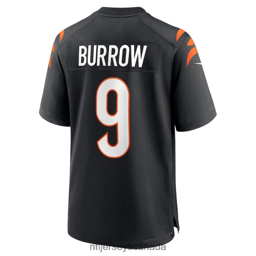 Men Cincinnati Bengals Joe Burrow Nike Black Player Game Jersey Clothing NFL TBXFR698