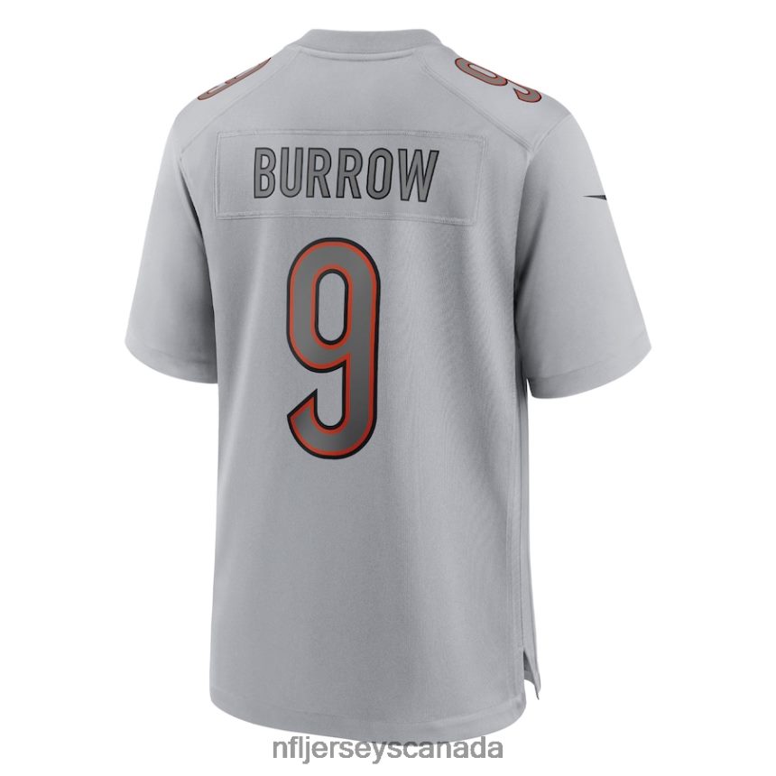 Men Cincinnati Bengals Joe Burrow Nike Gray Atmosphere Fashion Game Jersey Clothing NFL TBXFR62640