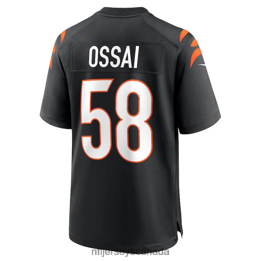 Men Cincinnati Bengals Joseph Ossai Nike Black Game Jersey Clothing NFL TBXFR63007