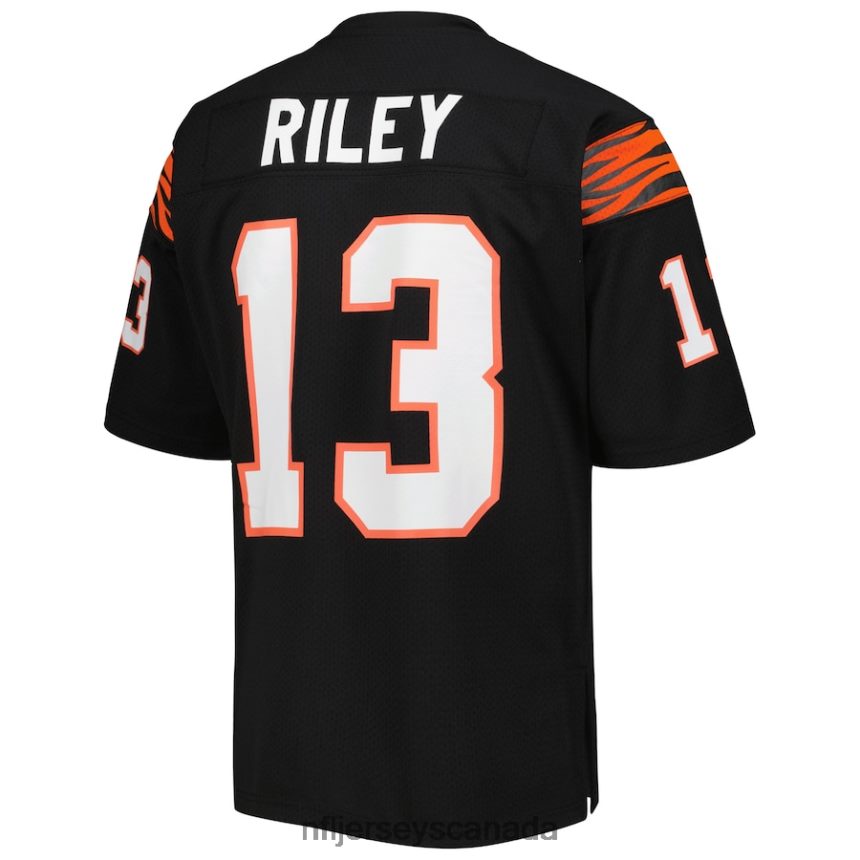 Men Cincinnati Bengals Ken Riley Mitchell  Ness Black 1981 Authentic Retired Player Jersey Clothing NFL TBXFR61531