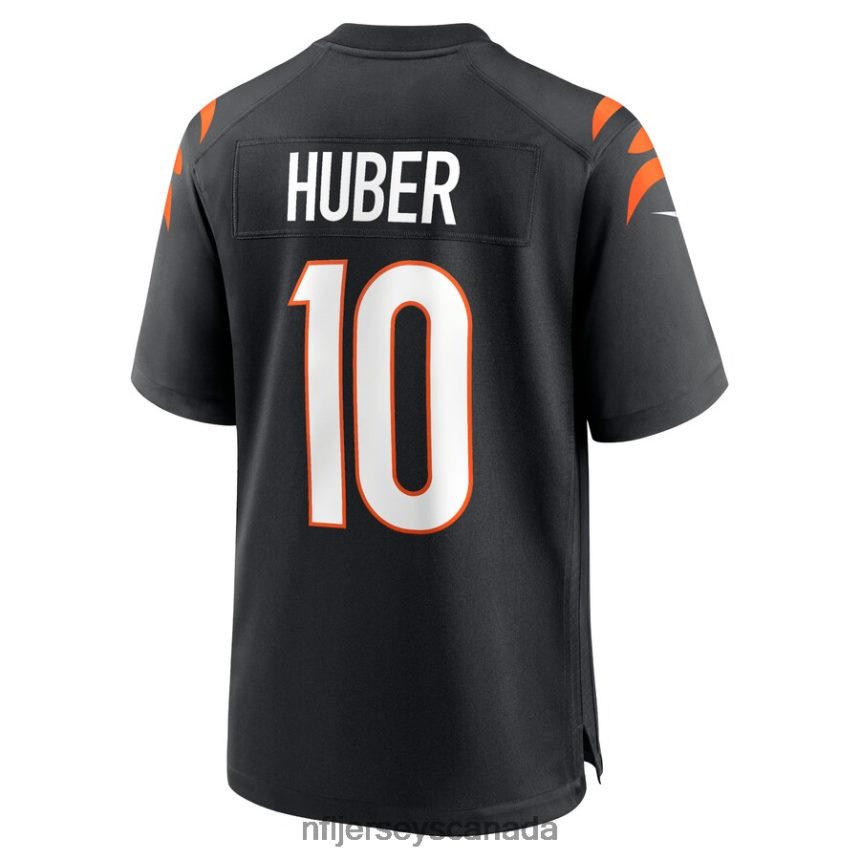 Men Cincinnati Bengals Kevin Huber Nike Black Game Jersey Clothing NFL TBXFR62828