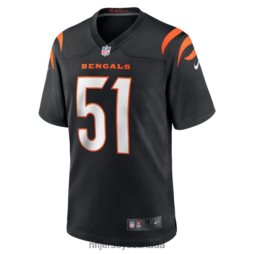 Men Cincinnati Bengals Markus Bailey Nike Black Game Jersey Clothing NFL TBXFR63591