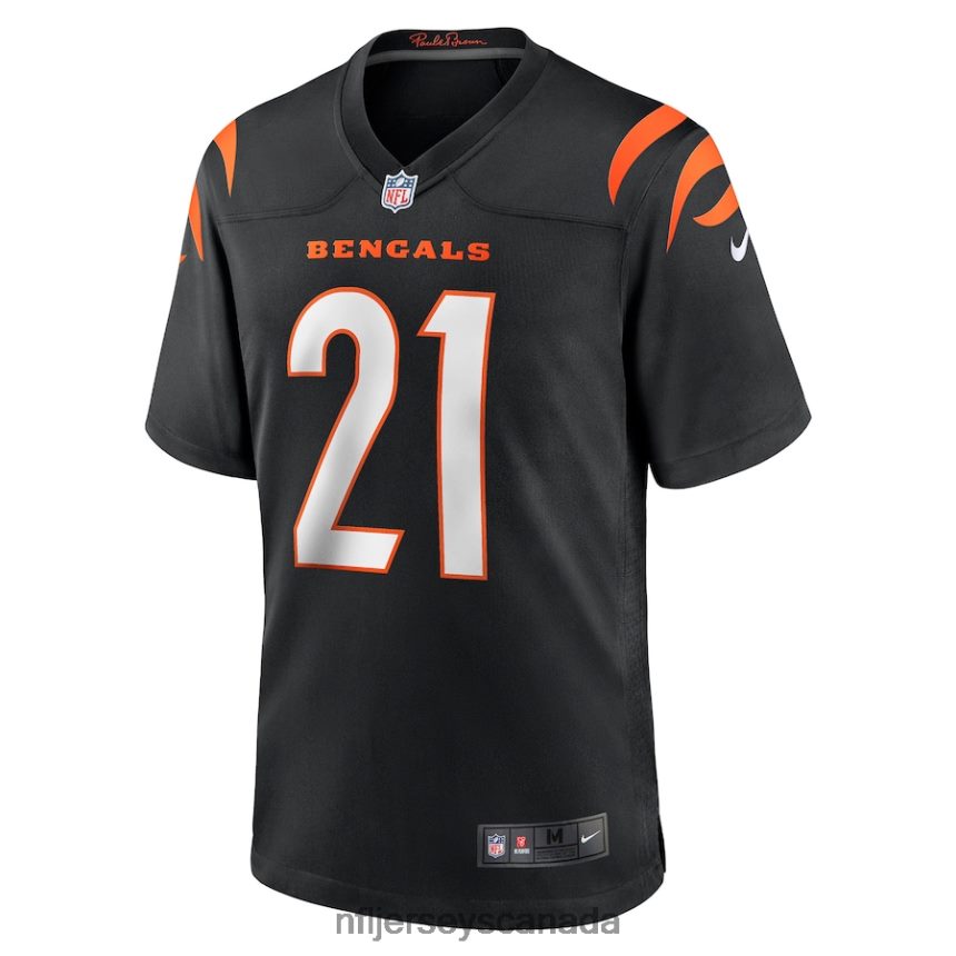 Men Cincinnati Bengals Mike Hilton Nike Black Game Player Jersey Clothing NFL TBXFR61137