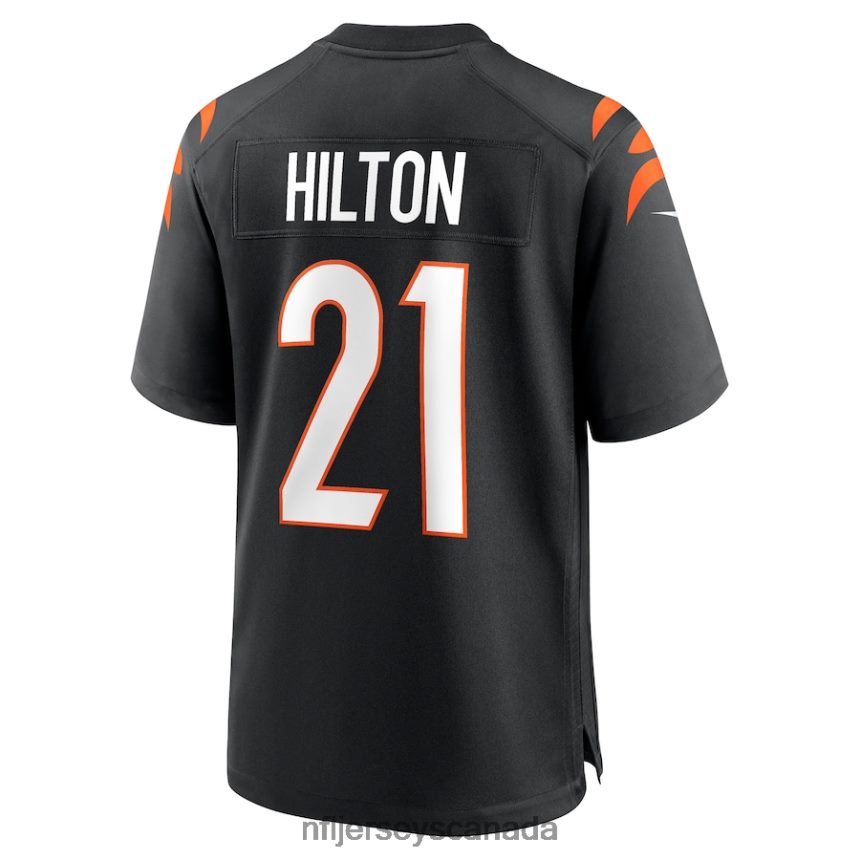 Men Cincinnati Bengals Mike Hilton Nike Black Game Player Jersey Clothing NFL TBXFR61137