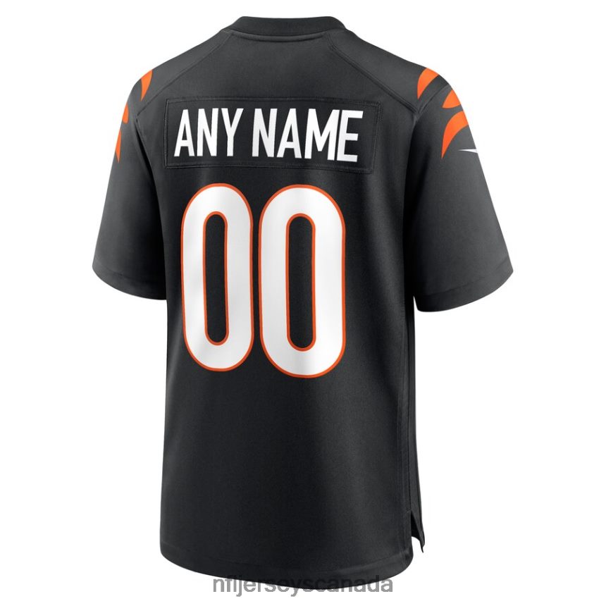 Men Cincinnati Bengals Nike Black Super Bowl LVI Game Custom Jersey Clothing NFL TBXFR6544