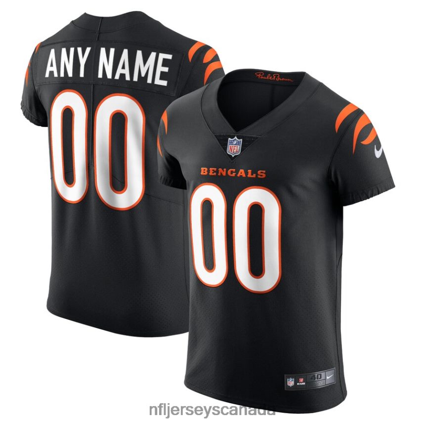 Men Cincinnati Bengals Nike Black Vapor Elite Custom Jersey Clothing NFL TBXFR6444