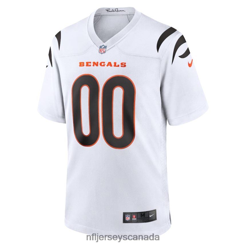 Men Cincinnati Bengals Nike White Game Custom Jersey Clothing NFL TBXFR626