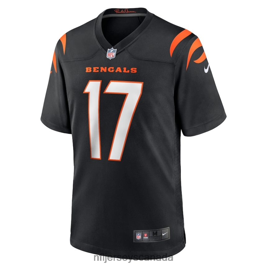 Men Cincinnati Bengals Stanley Morgan Nike Black Player Game Jersey Clothing NFL TBXFR63845