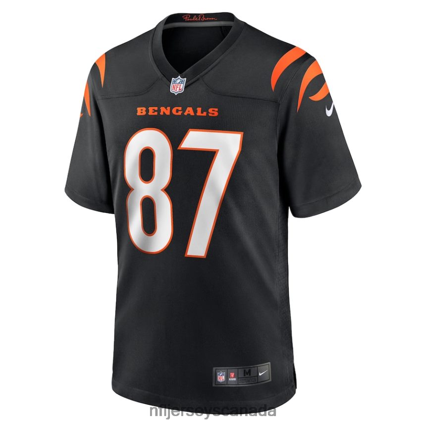 Men Cincinnati Bengals Tanner Hudson Nike Black Home Game Player Jersey Clothing NFL TBXFR66928
