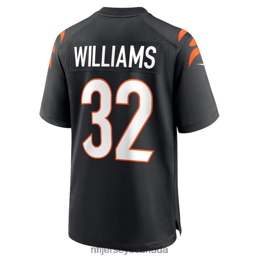 Men Cincinnati Bengals Trayveon Williams Nike Black Game Jersey Clothing NFL TBXFR62686