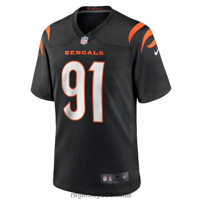 Men Cincinnati Bengals Trey Hendrickson Nike Black Game Jersey Clothing NFL TBXFR61986