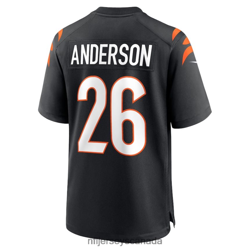 Men Cincinnati Bengals Tycen Anderson Nike Black Game Player Jersey Clothing NFL TBXFR64454