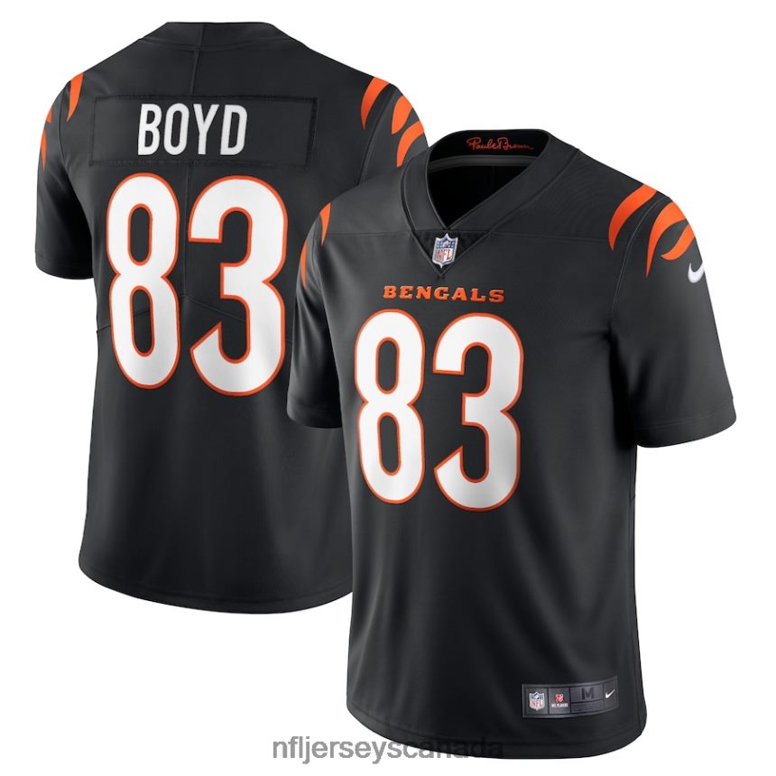 Men Cincinnati Bengals Tyler Boyd Nike Black Vapor Limited Jersey Clothing NFL TBXFR61746