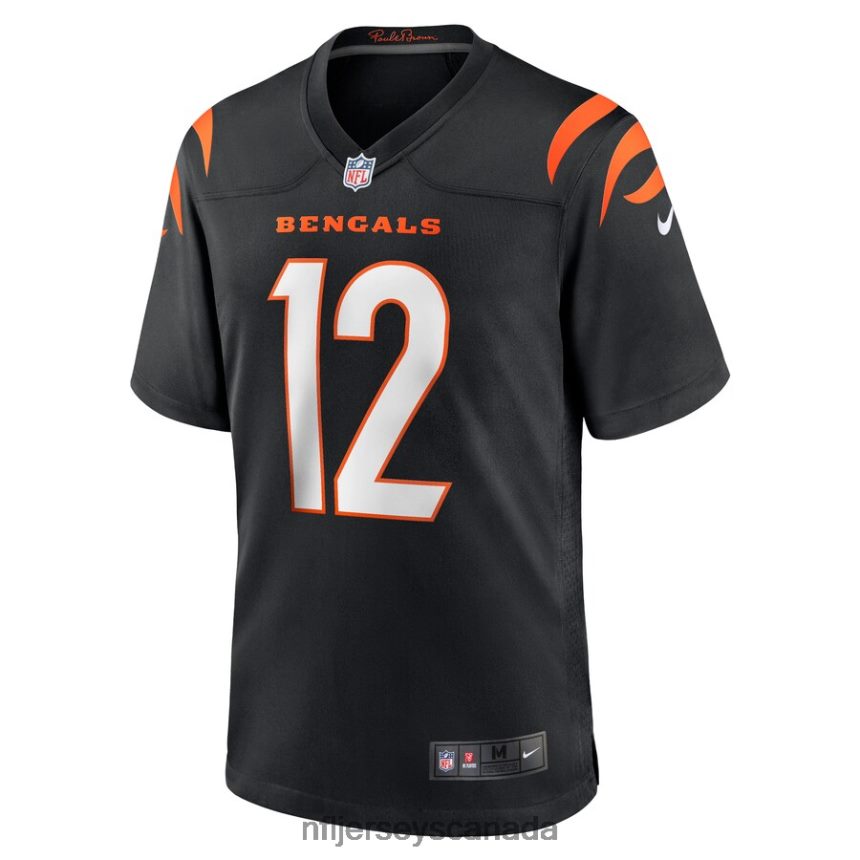 Men Cincinnati Bengals Tyron Johnson Nike Black Home Game Player Jersey Clothing NFL TBXFR66522