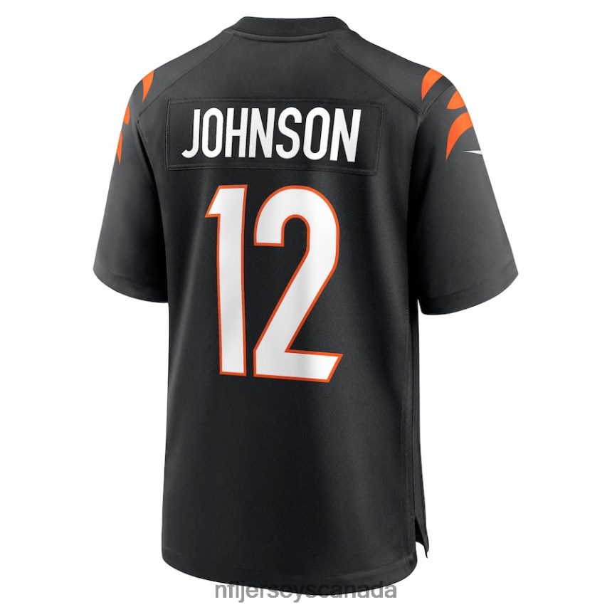 Men Cincinnati Bengals Tyron Johnson Nike Black Home Game Player Jersey Clothing NFL TBXFR66522