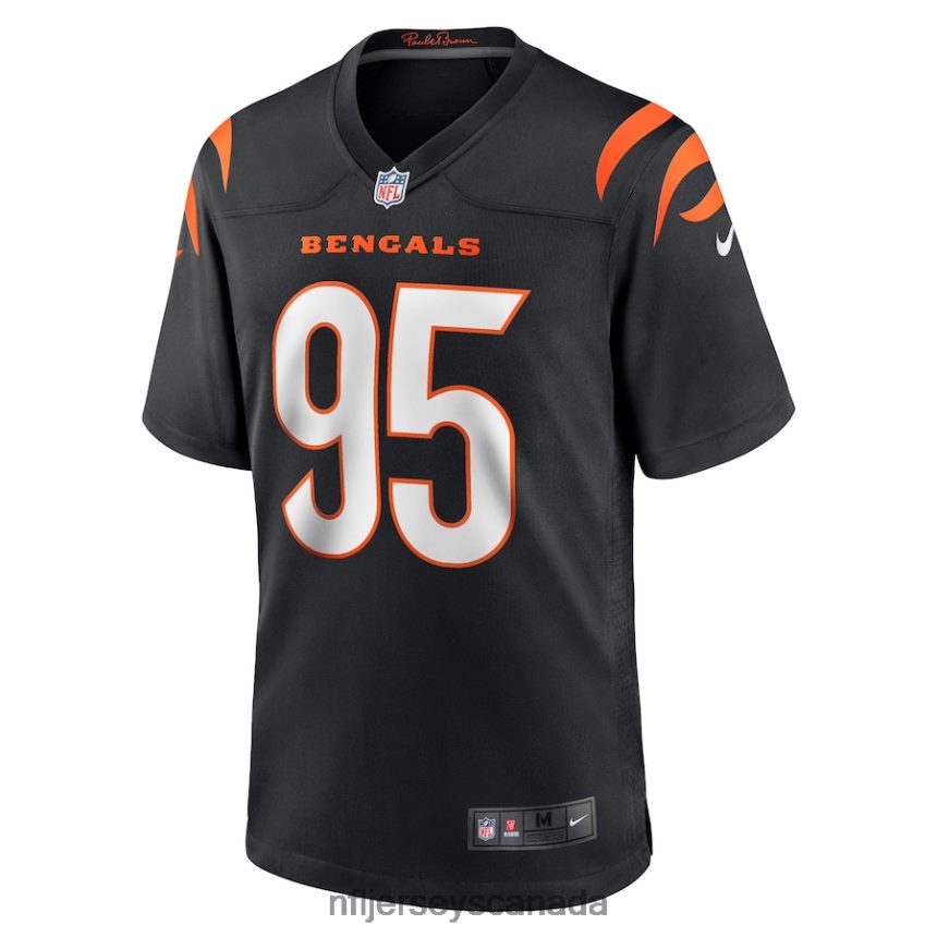 Men Cincinnati Bengals Zach Carter Nike Black Game Player Jersey Clothing NFL TBXFR64133