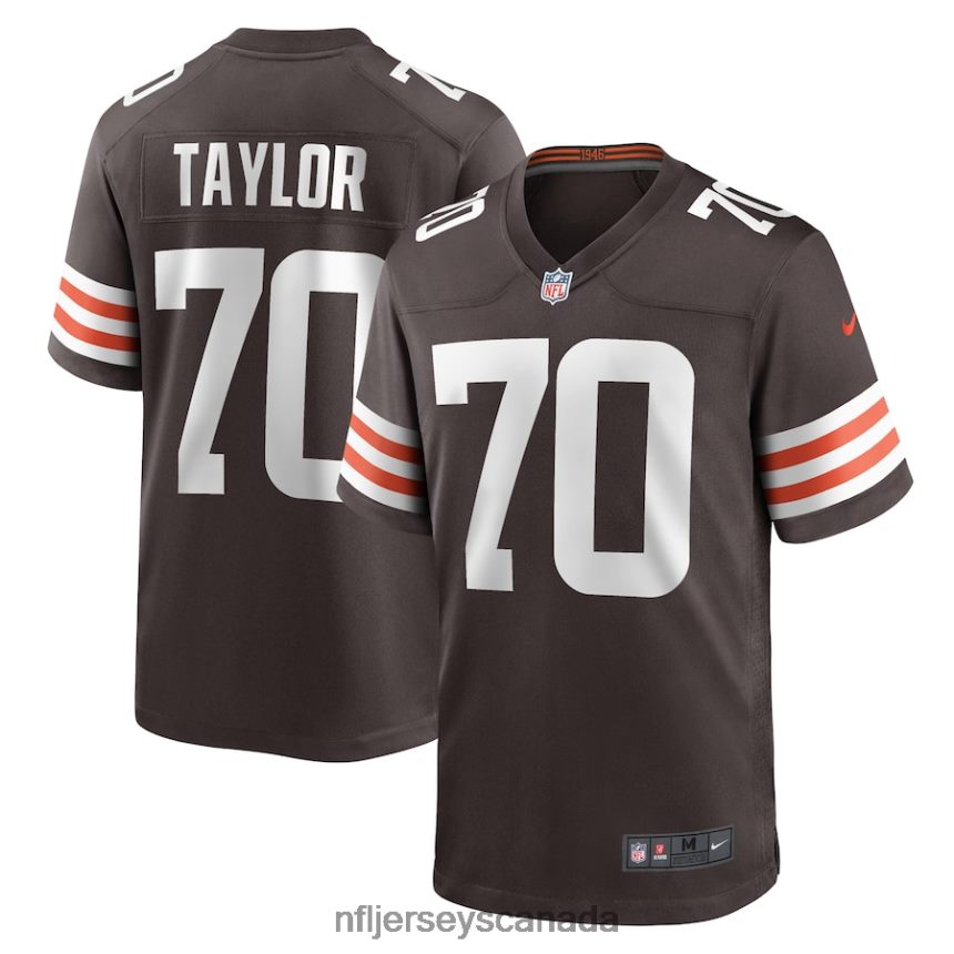 Men Cleveland Browns Alex Taylor Nike Brown Team Game Player Jersey Clothing NFL TBXFR66083
