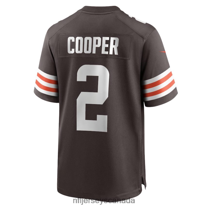 Men Cleveland Browns Amari Cooper Nike Brown Game Jersey Clothing NFL TBXFR64120