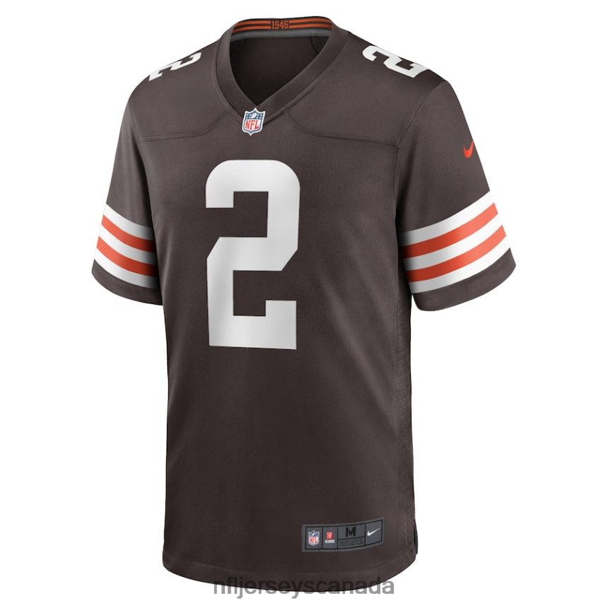 Men Cleveland Browns Amari Cooper Nike Brown Player Game Jersey Clothing NFL TBXFR62327