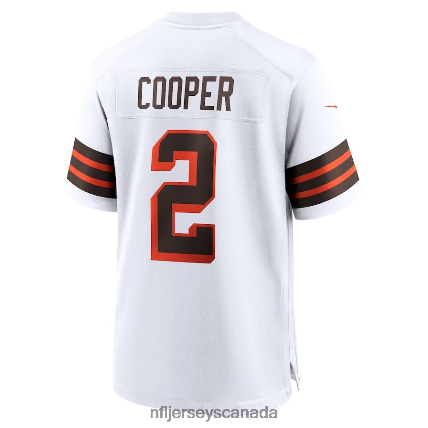 Men Cleveland Browns Amari Cooper Nike White Alternate Game Jersey Clothing NFL TBXFR62523