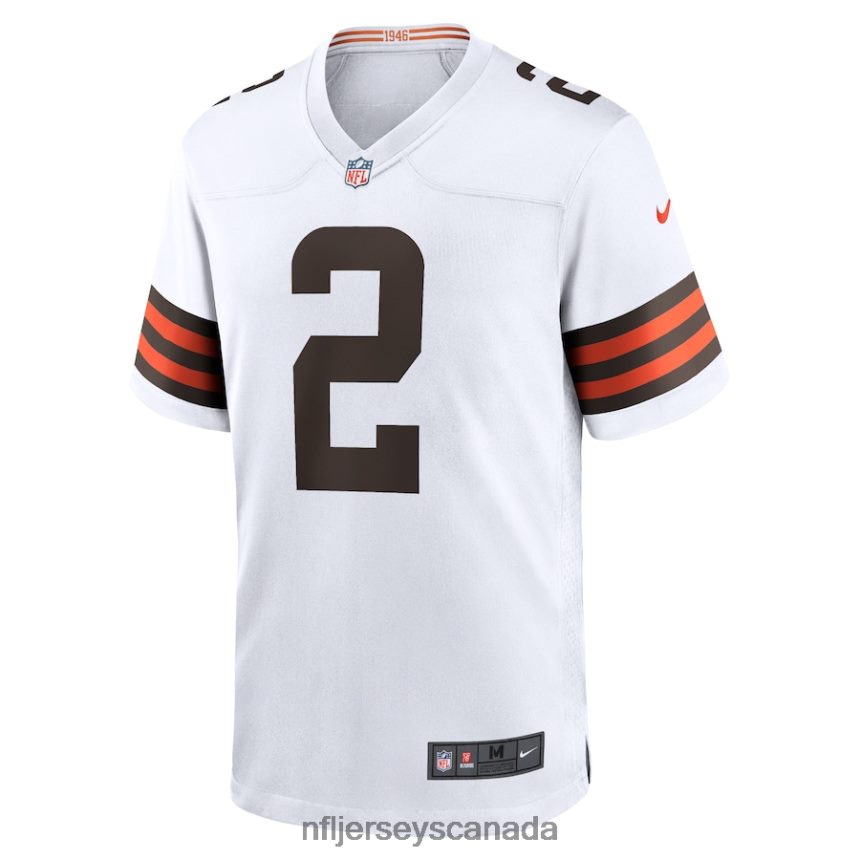 Men Cleveland Browns Amari Cooper Nike White Game Jersey Clothing NFL TBXFR62209