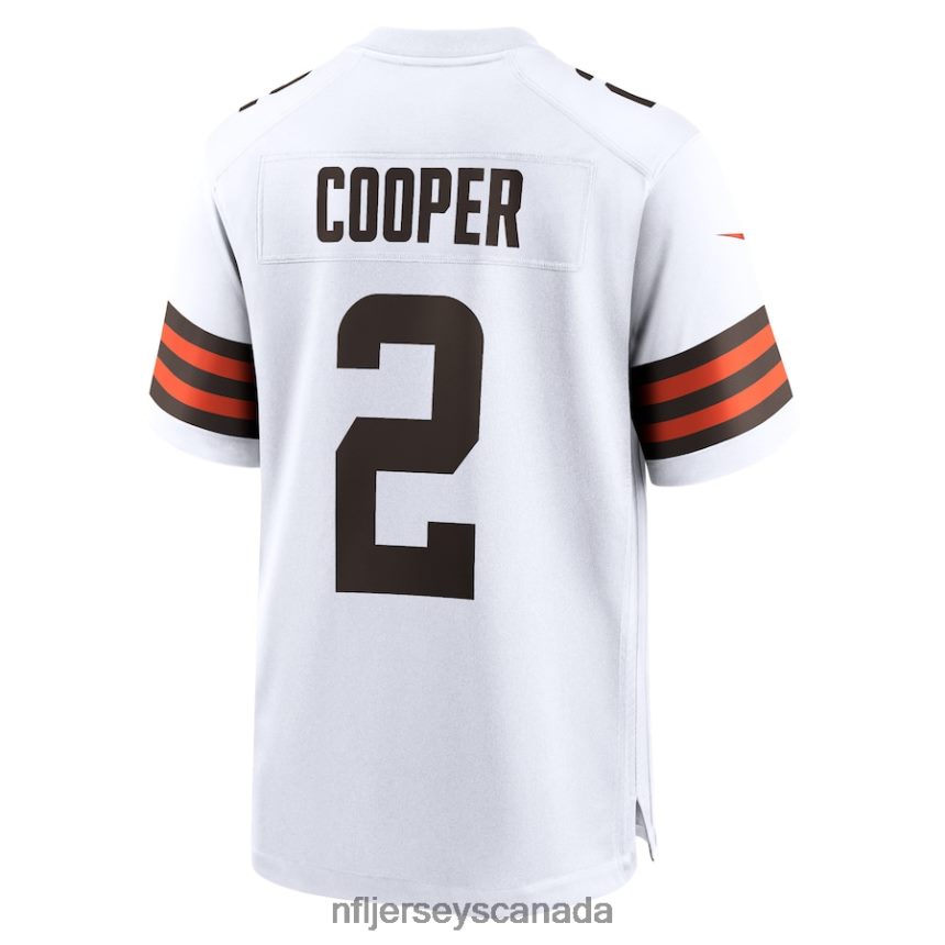 Men Cleveland Browns Amari Cooper Nike White Game Jersey Clothing NFL TBXFR62209