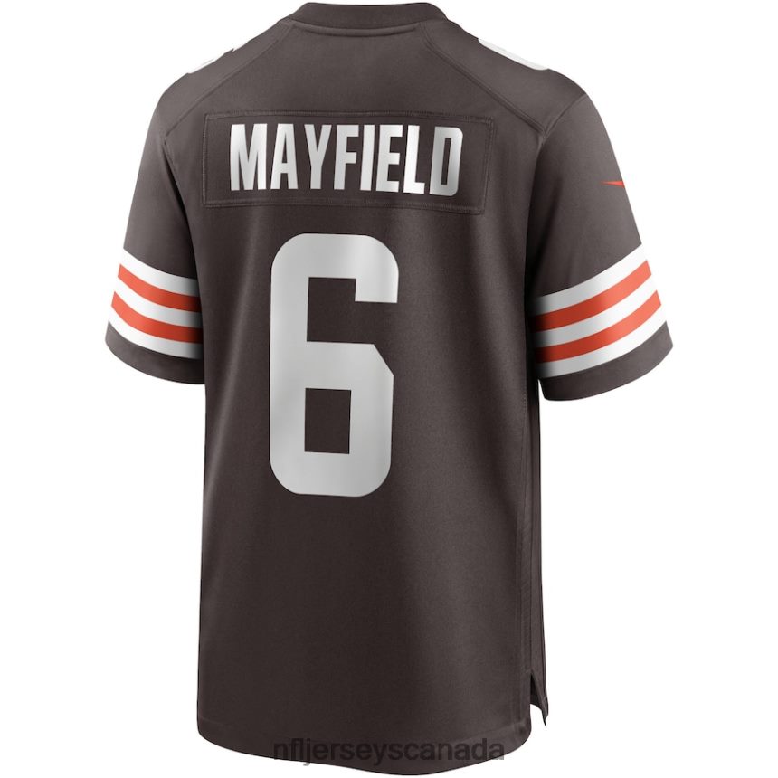 Men Cleveland Browns Baker Mayfield Nike Brown Game Player Jersey Clothing NFL TBXFR61897