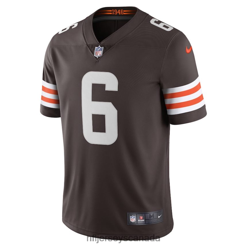 Men Cleveland Browns Baker Mayfield Nike Brown Vapor Limited Player Jersey Clothing NFL TBXFR61019