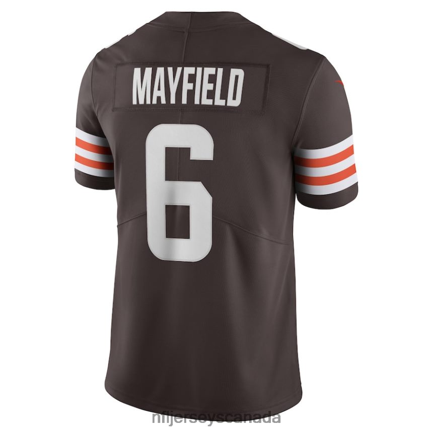 Men Cleveland Browns Baker Mayfield Nike Brown Vapor Limited Player Jersey Clothing NFL TBXFR61019