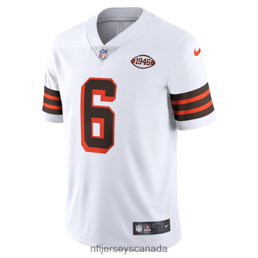 Men Cleveland Browns Baker Mayfield Nike White 1946 Collection Alternate Vapor Limited Jersey Clothing NFL TBXFR61766