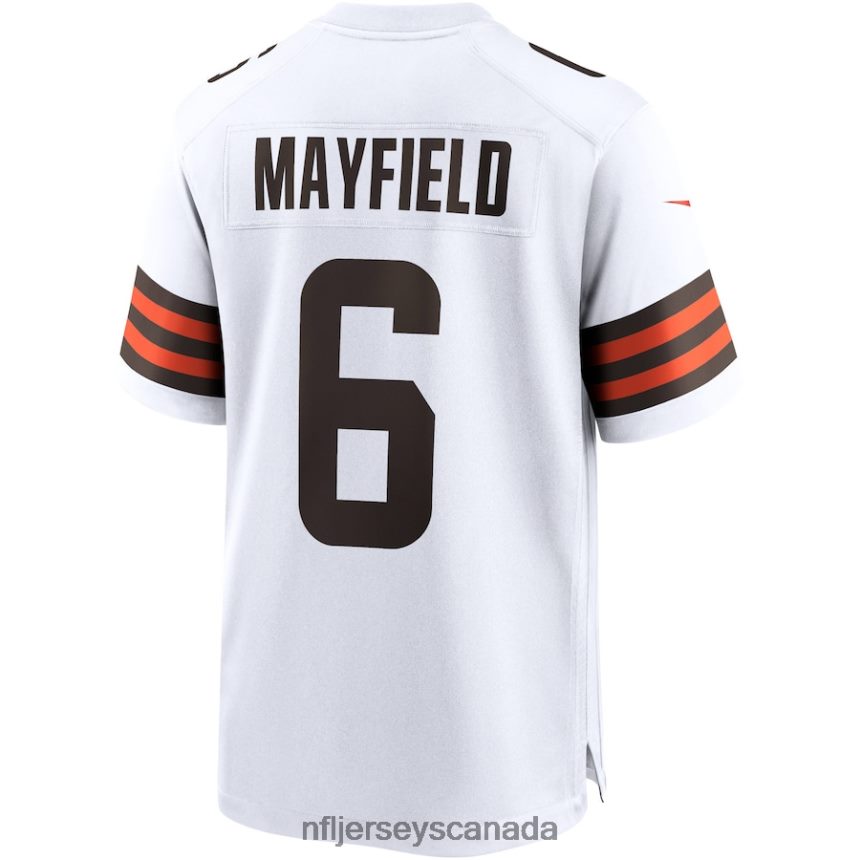 Men Cleveland Browns Baker Mayfield Nike White Player Game Jersey Clothing NFL TBXFR61873