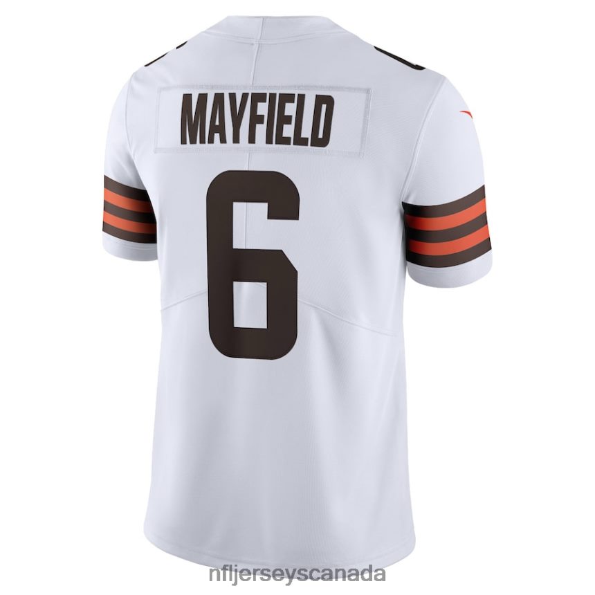 Men Cleveland Browns Baker Mayfield Nike White Vapor Limited Jersey Clothing NFL TBXFR63168