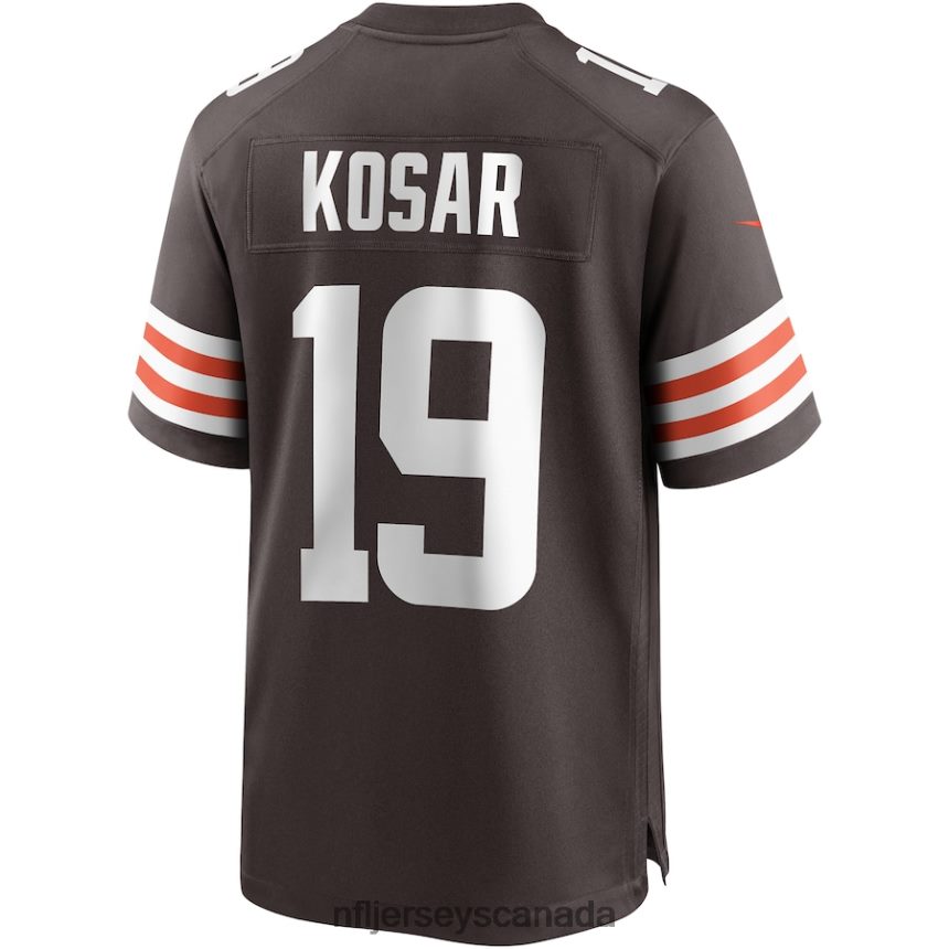 Men Cleveland Browns Bernie Kosar Nike Brown Game Retired Player Jersey Clothing NFL TBXFR61003