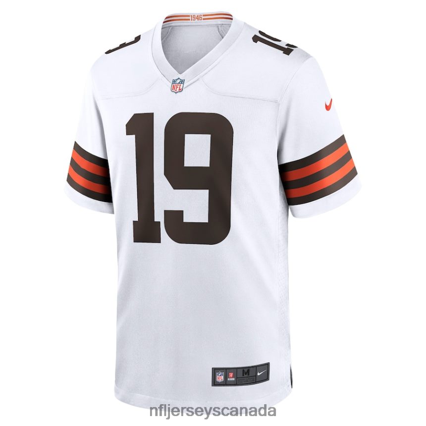 Men Cleveland Browns Bernie Kosar Nike White Retired Player Game Jersey Clothing NFL TBXFR63127