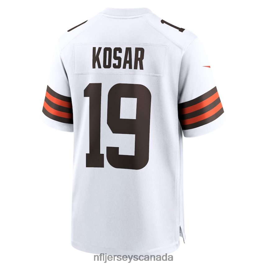 Men Cleveland Browns Bernie Kosar Nike White Retired Player Game Jersey Clothing NFL TBXFR63127