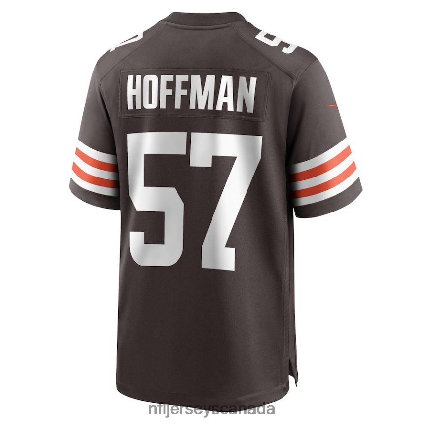Men Cleveland Browns Brock Hoffman Nike Brown Game Player Jersey Clothing NFL TBXFR65871