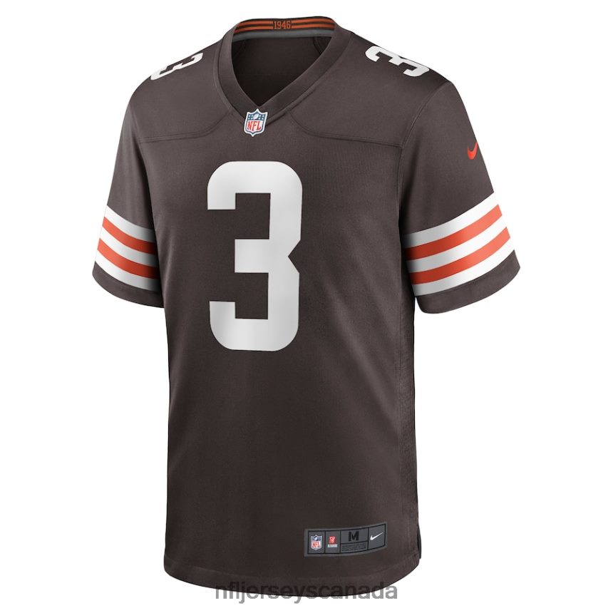 Men Cleveland Browns Cade York Nike Brown Game Player Jersey Clothing NFL TBXFR63840