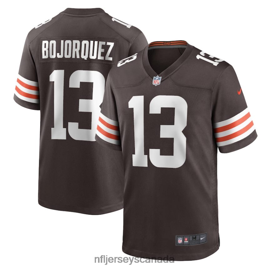 Men Cleveland Browns Corey Bojorquez Nike Brown Game Jersey Clothing NFL TBXFR63963