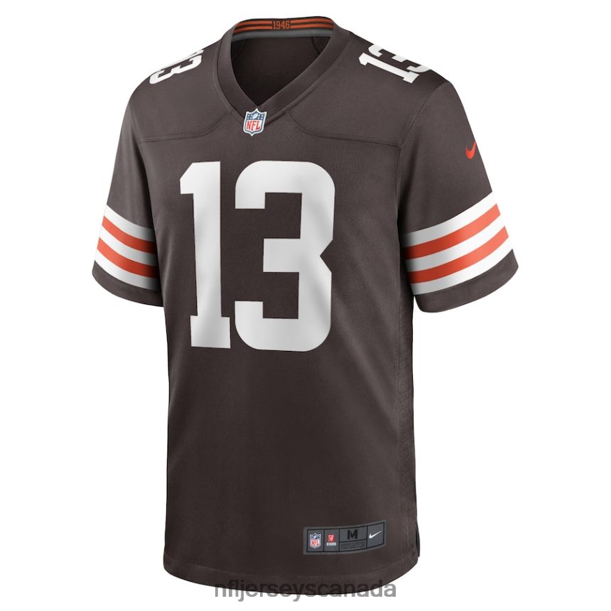 Men Cleveland Browns Corey Bojorquez Nike Brown Game Jersey Clothing NFL TBXFR63963